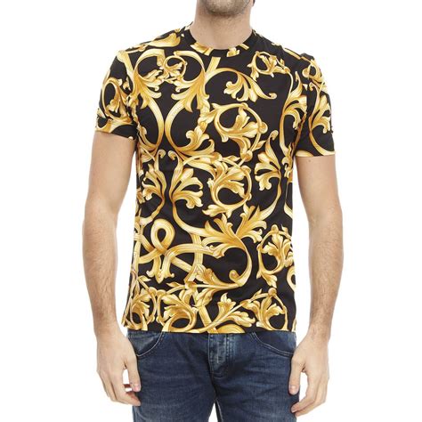 versace t shirts cheap gold blue whitr|buy versace t shirts online.